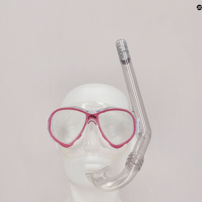 Cressi Perla Baby Snorkel Set maska + šnorchl růžová DM101240 5