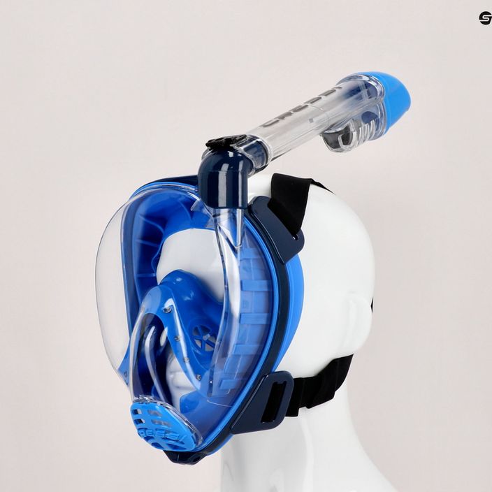 Celoobličejová maska Cressi Baron pro šnorchlování modrá XDT042022 3