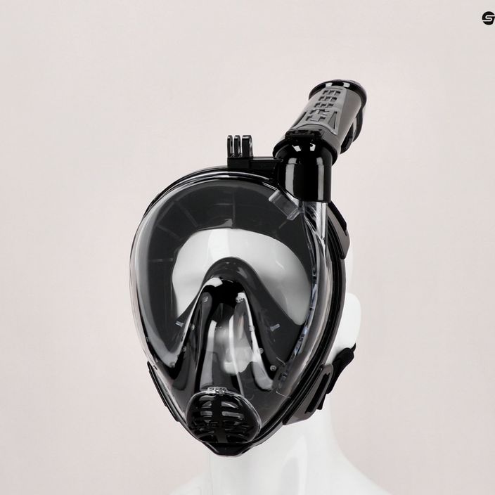 Celoobličejová maska Cressi Duke Action pro šnorchlování černá XDT005250 6