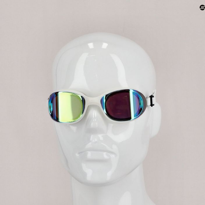Plavecké brýle Nike Expanse Mirror bílé NESSB160 7