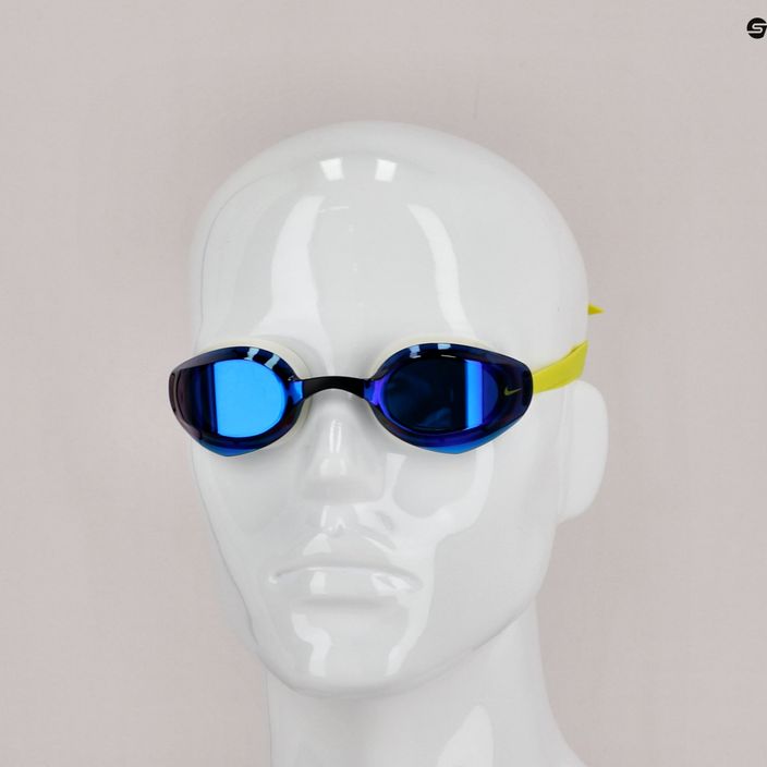 Plavecké brýle Nike VAPORE MIRROR žlutomodré NESSA176 8