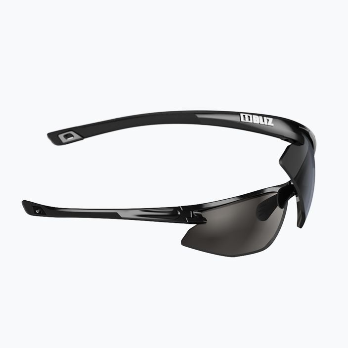 Cyklistické brýle Bliz Motion + S3 lesklá metalická černá/kouřově stříbrná zrcadlová 6