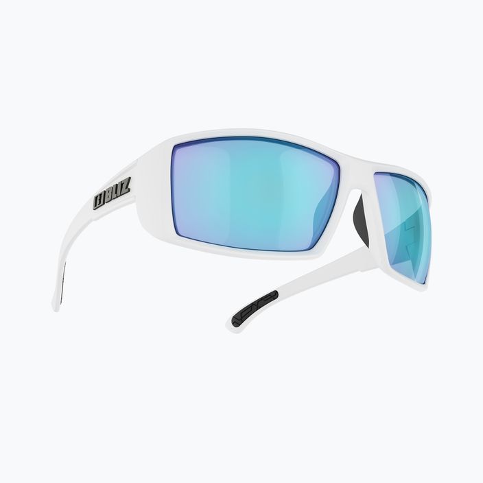 Bliz Drift S3 matné bílé/kouřově modré víceúčelové brýle na kolo 2