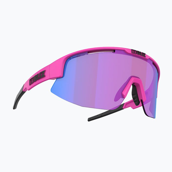 Cyklistické brýle Bliz Matrix Nano Nordic Light růžové 52104-44N 5