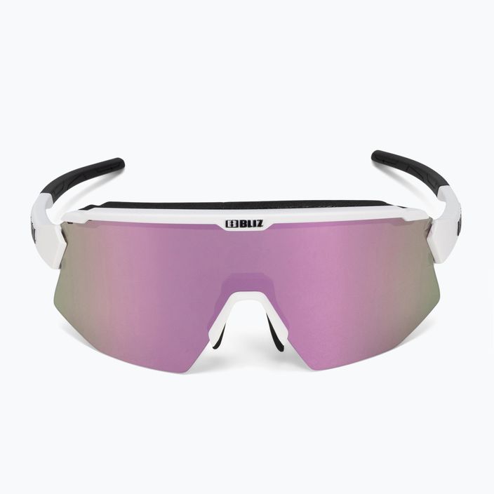 Bliz Breeze S3+S0 matné bílé / hnědé růžové multi / čiré cyklistické brýle P52102-04 4