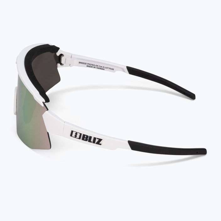 Bliz Breeze S3+S0 matné bílé / hnědé růžové multi / čiré cyklistické brýle P52102-04 5
