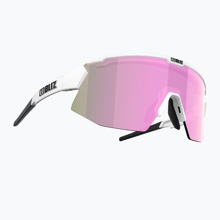 Bliz Breeze S3+S0 matné bílé / hnědé růžové multi / čiré cyklistické brýle P52102-04 6