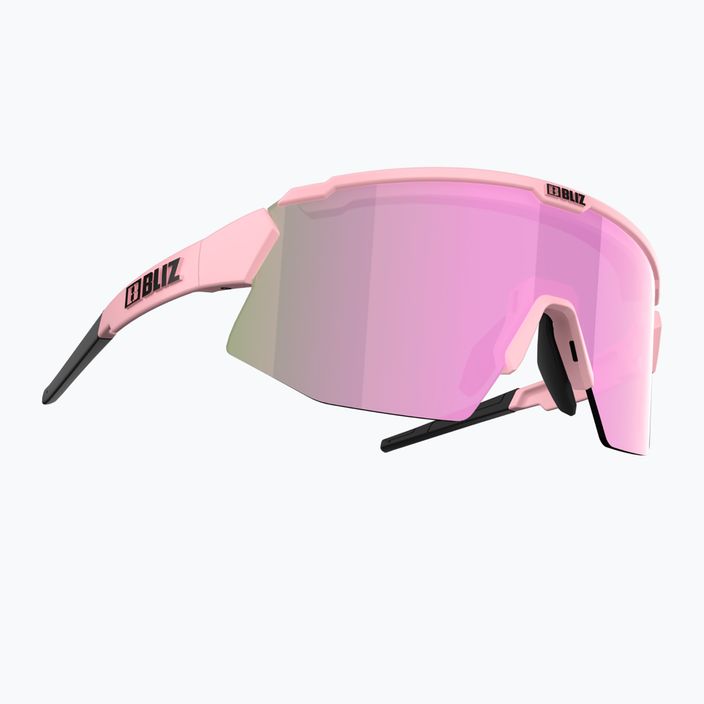 Bliz Breeze Small S3+S1 matné růžové / hnědé rose multi / růžové 52212-49 cyklistické brýle 6