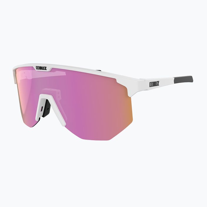 Cyklistické brýle Bliz Hero S3 matné bílé/hnědé růžové multi 3