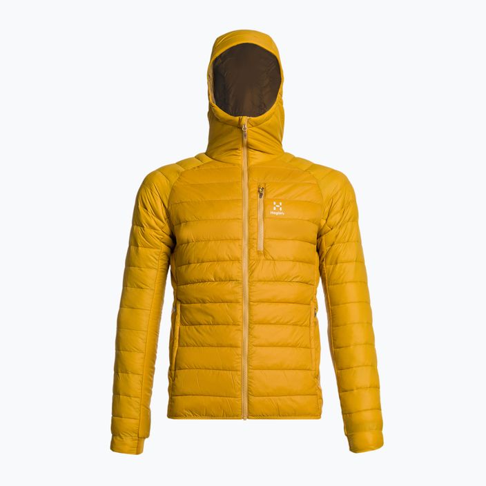 Pánská péřová bunda Haglöfs Spire Mimic Hood žlutá 604676