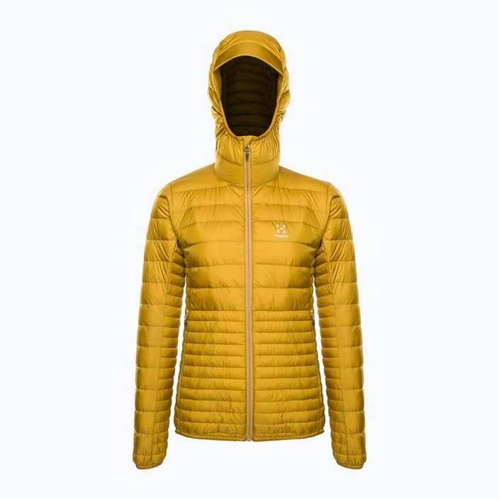 Dámská péřová bunda Haglöfs Micro Nordic Down Hood yellow 6050484Q4010