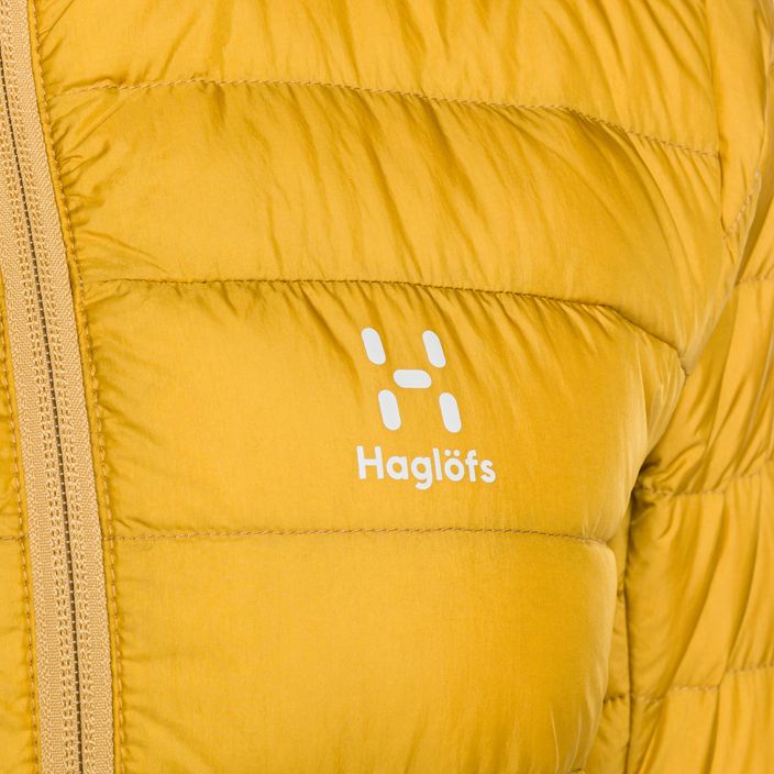 Dámská péřová bunda Haglöfs Micro Nordic Down Hood yellow 6050484Q4010 3