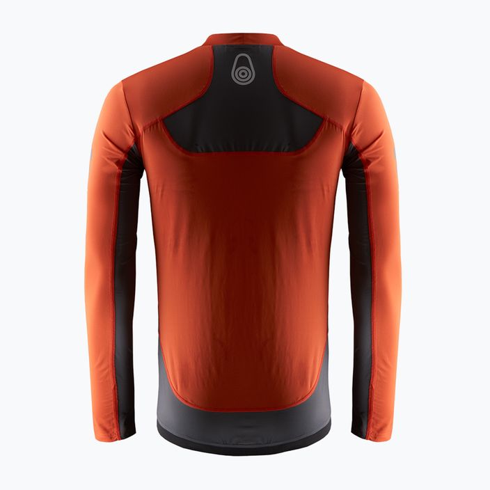 Pánské jachtařské tričko longsleeve Sail Racing Reference LS Rashguard fiery red 2