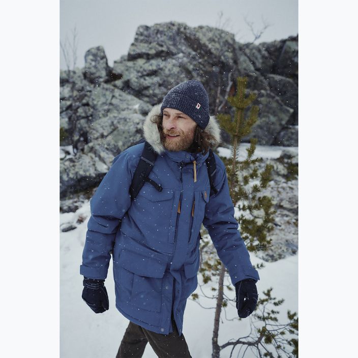 Pánská zimní bunda Fjällräven Nuuk Parka mountain blue 4