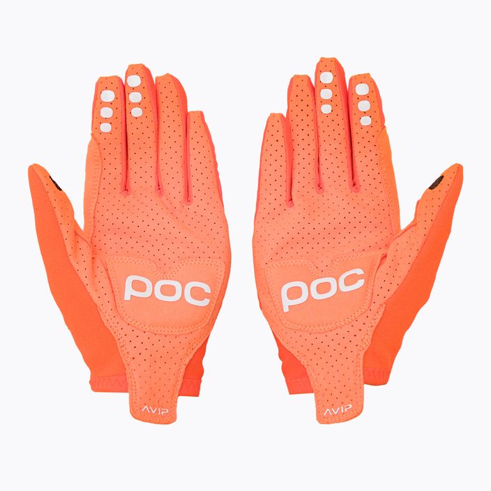 Cyklistické rukavice POC AVIP Long zink orange 2
