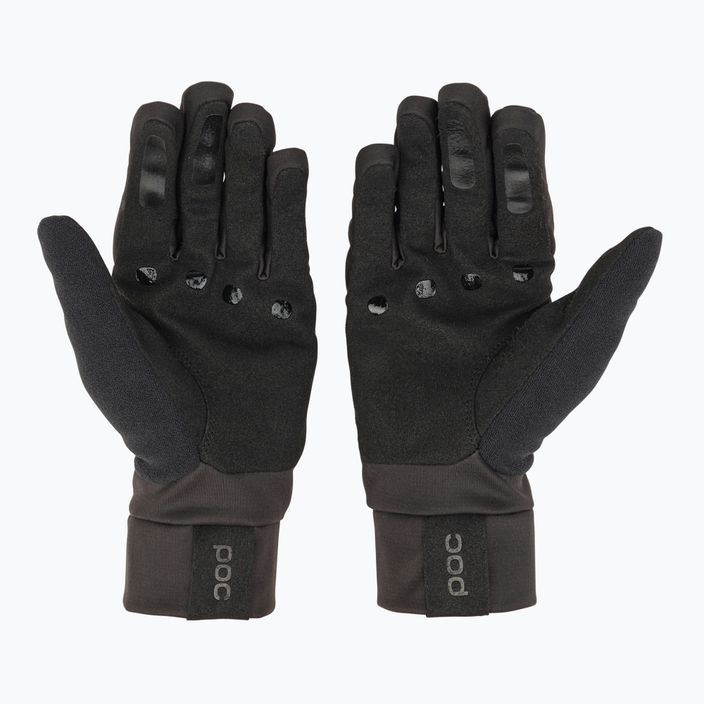 Cyklistické rukavice POC Essential Softshell Glove uranium black 2