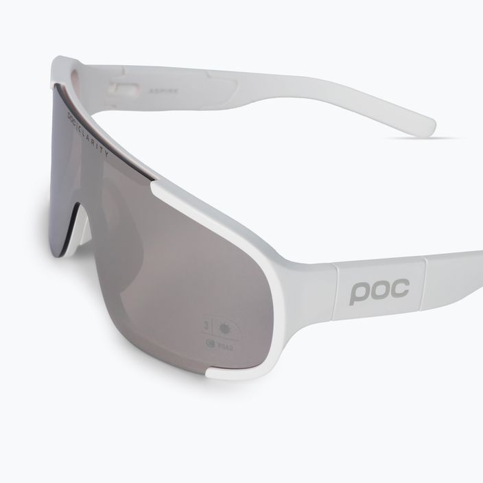 Brýle na kolo POC Aspire hydrogen white/clarity road silver 5