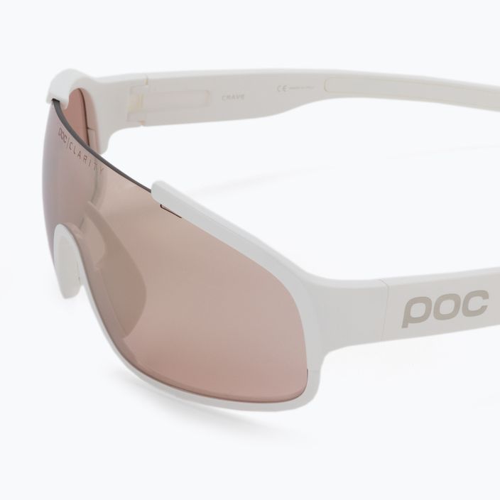 Brýle na kolo POC Crave hydrogen white/clarity trail silver 5