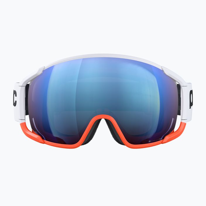 Lyžařské brýle POC Zonula Race hydrogen white/zink orange/partly blue 2