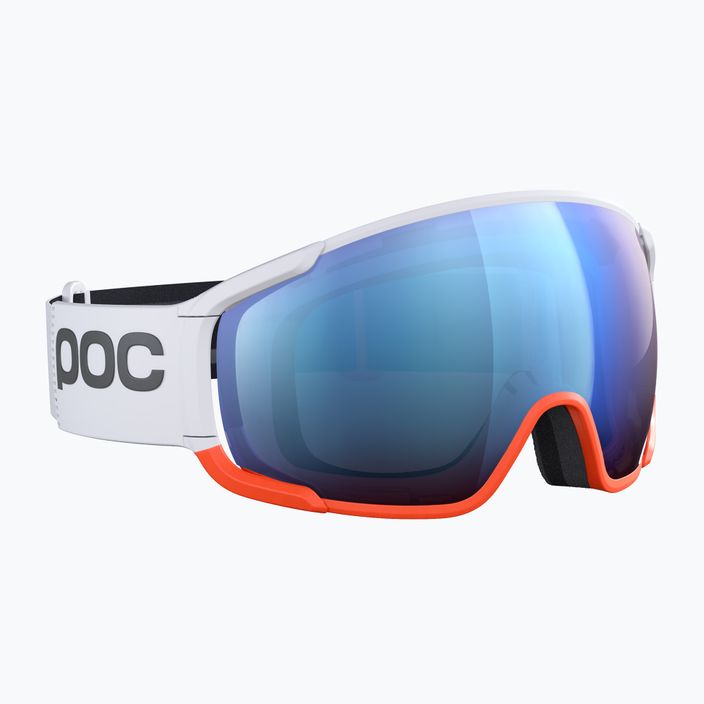 Lyžařské brýle POC Zonula Race hydrogen white/zink orange/partly blue 3