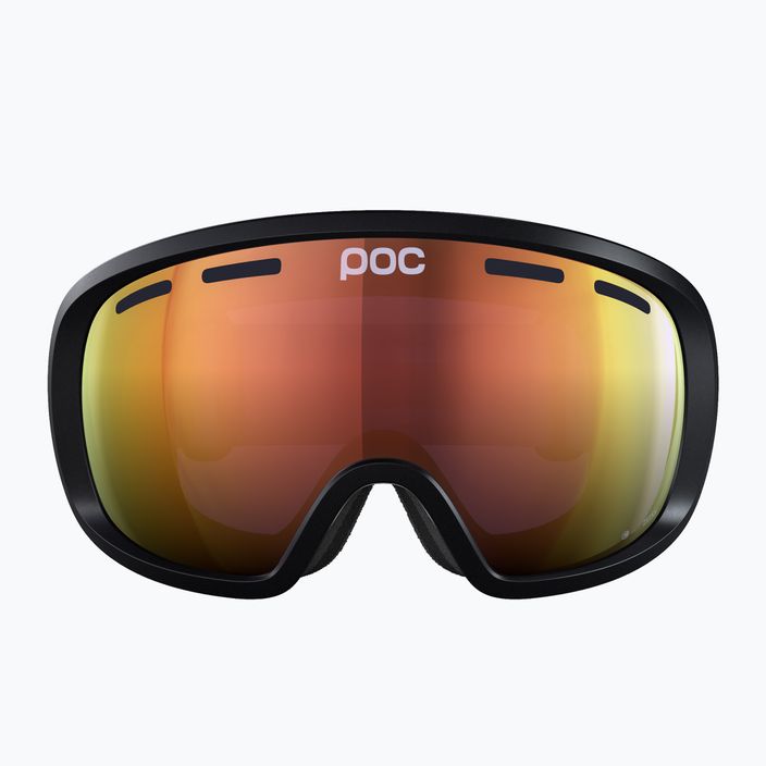 Lyžařské brýle POC Fovea uranium black/partly sunny orange 4