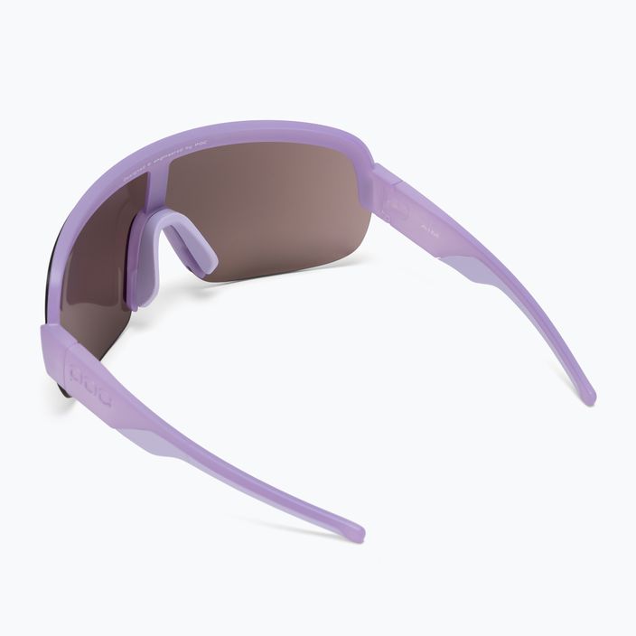 Brýle na kolo POC Aim purple quartz translucent/clarity road silver 2