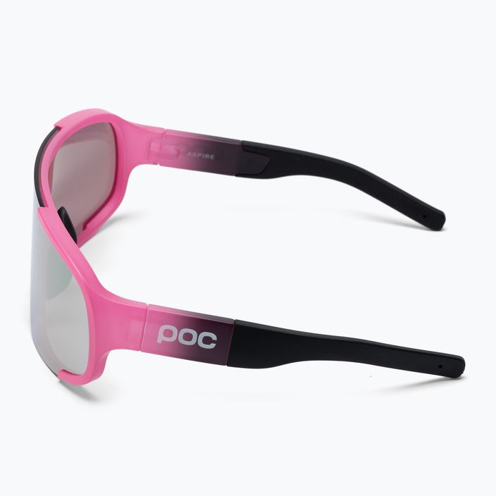 Brýle na kolo POC Aspire pink/uranium black translucent/clarity road gold 4