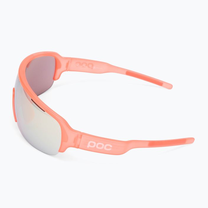 Fluorescenční oranžové průsvitné cyklistické brýle POC Do Half Blade 4