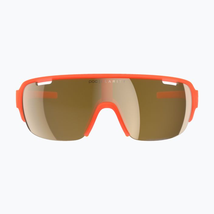 Fluorescenční oranžové průsvitné cyklistické brýle POC Do Half Blade 6