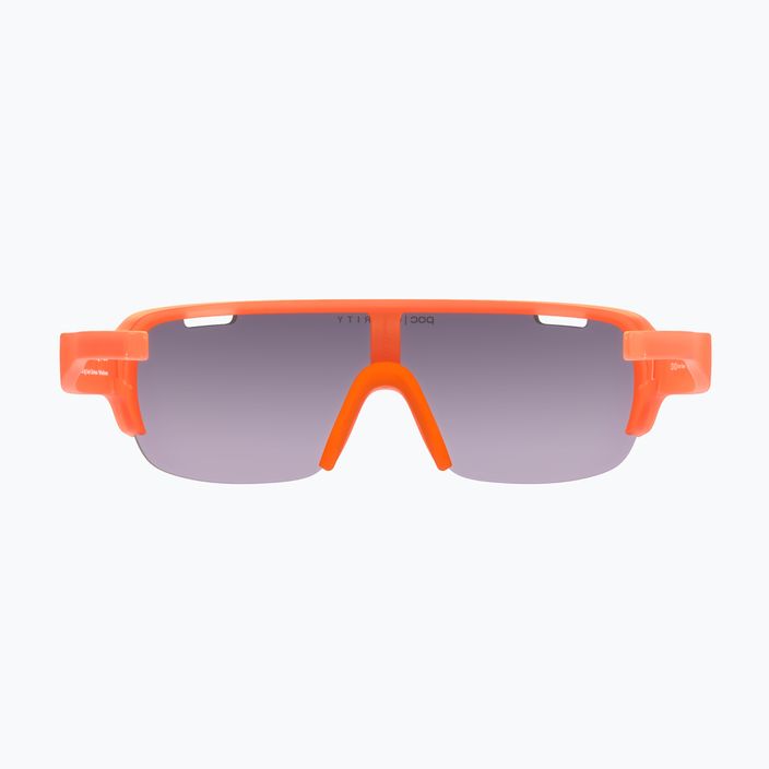 Fluorescenční oranžové průsvitné cyklistické brýle POC Do Half Blade 7