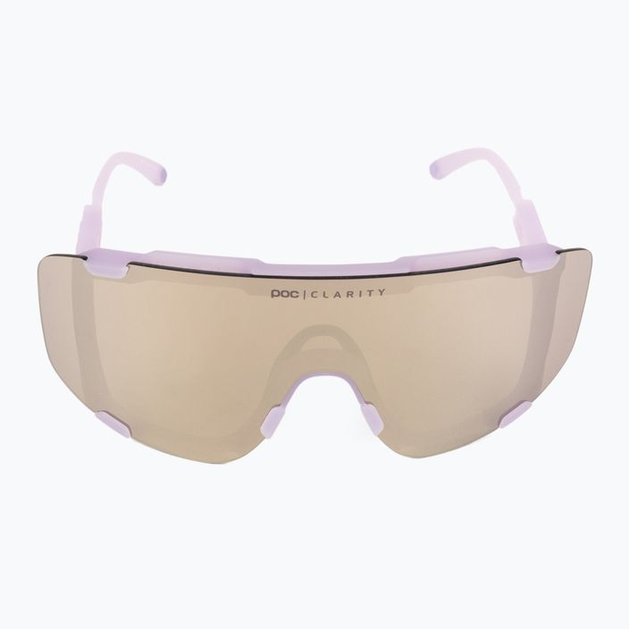Brýle na kolo POC Devour purple quartz translucent/clarity road silver 4