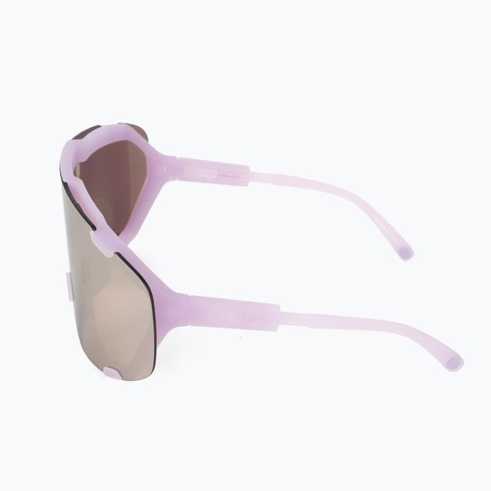 Brýle na kolo POC Devour purple quartz translucent/clarity road silver 5