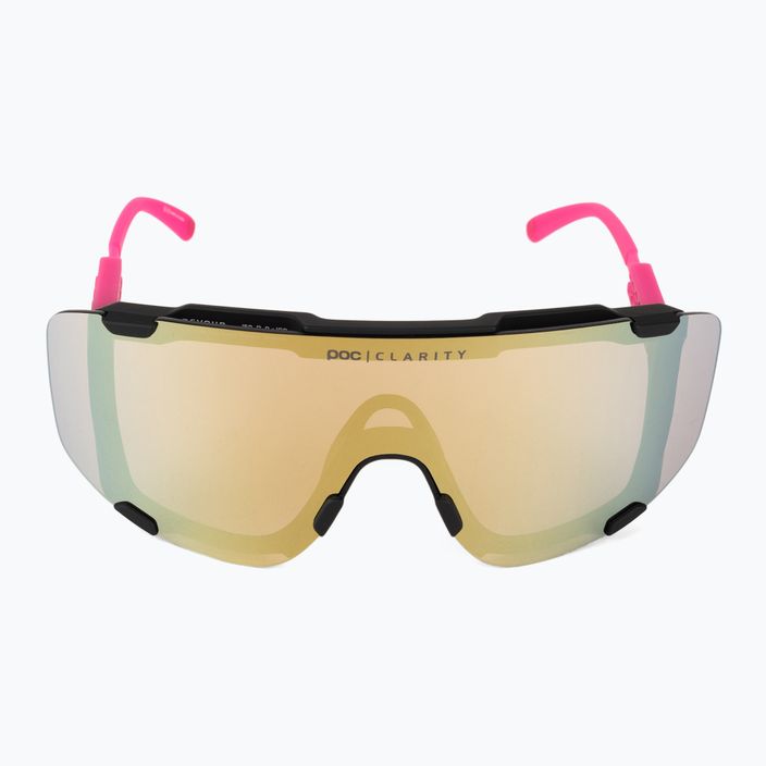Brýle na kolo POC Devour fluo pink/uranium black translucent/clarity road gold 4