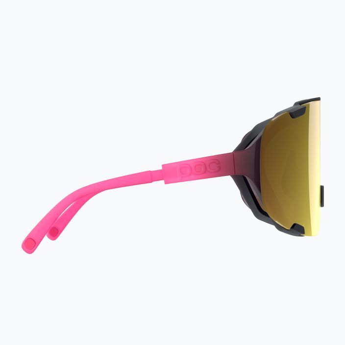 Brýle na kolo POC Devour fluo pink/uranium black translucent/clarity road gold 9