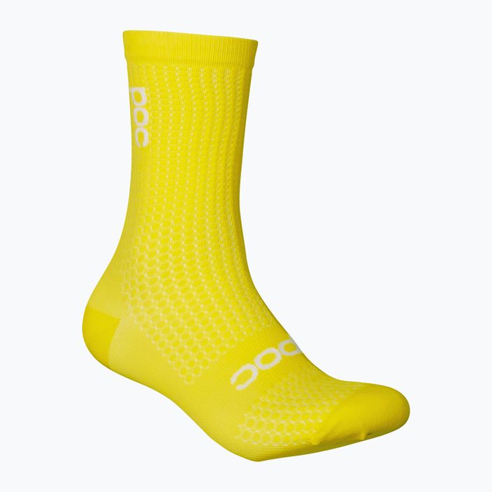 Dětské cyklistické ponožky POC Essential Road aventurine yellow 5