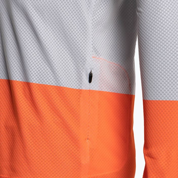 Pánské cyklistické oblečení s dlouhým rukávem POC MTB Pure granite grey/zink orange 7