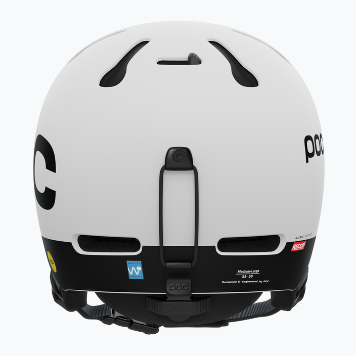Lyžařská helma POC Auric Cut BC MIPS hydrogen white matt 11