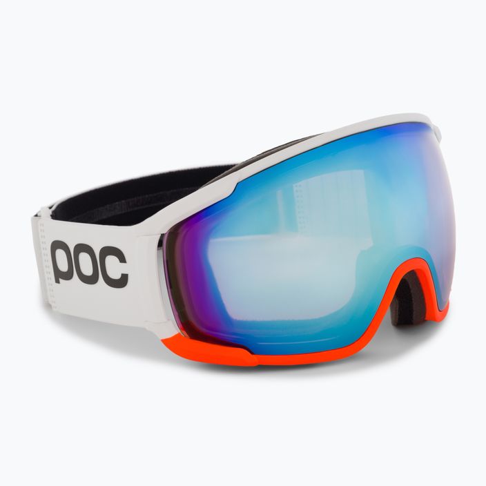 Lyžařské brýle POC Zonula Clarity Comp white/fluorescent orange/spektris blue
