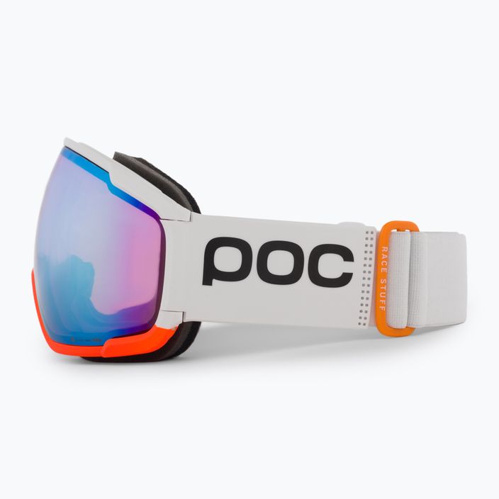 Lyžařské brýle POC Zonula Clarity Comp white/fluorescent orange/spektris blue 4