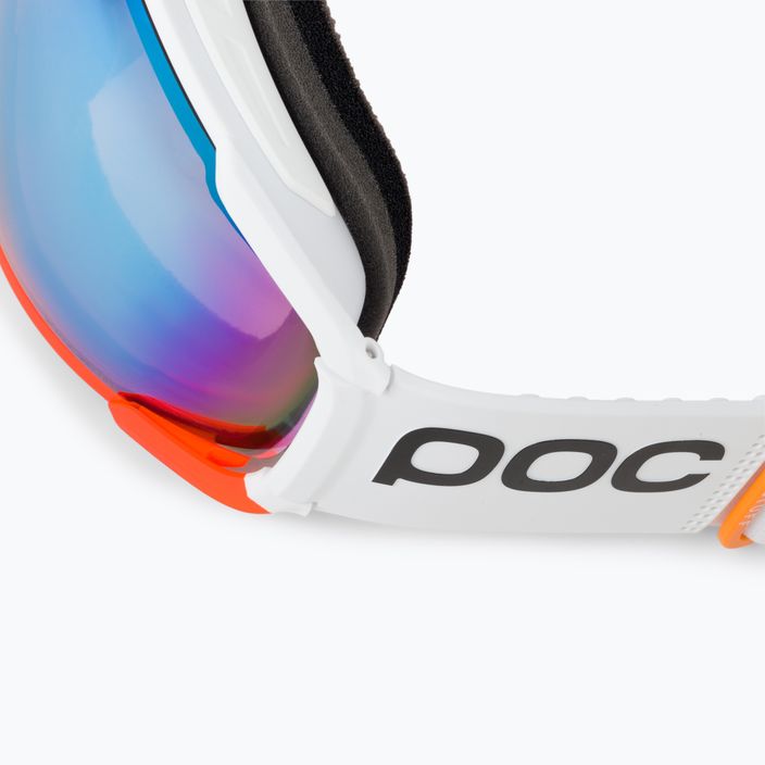 Lyžařské brýle POC Zonula Clarity Comp white/fluorescent orange/spektris blue 5