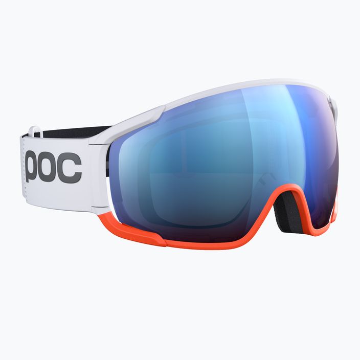 Lyžařské brýle POC Zonula Clarity Comp white/fluorescent orange/spektris blue 6