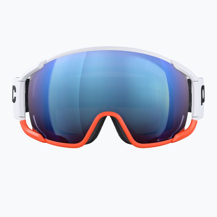 Lyžařské brýle POC Zonula Clarity Comp white/fluorescent orange/spektris blue 7