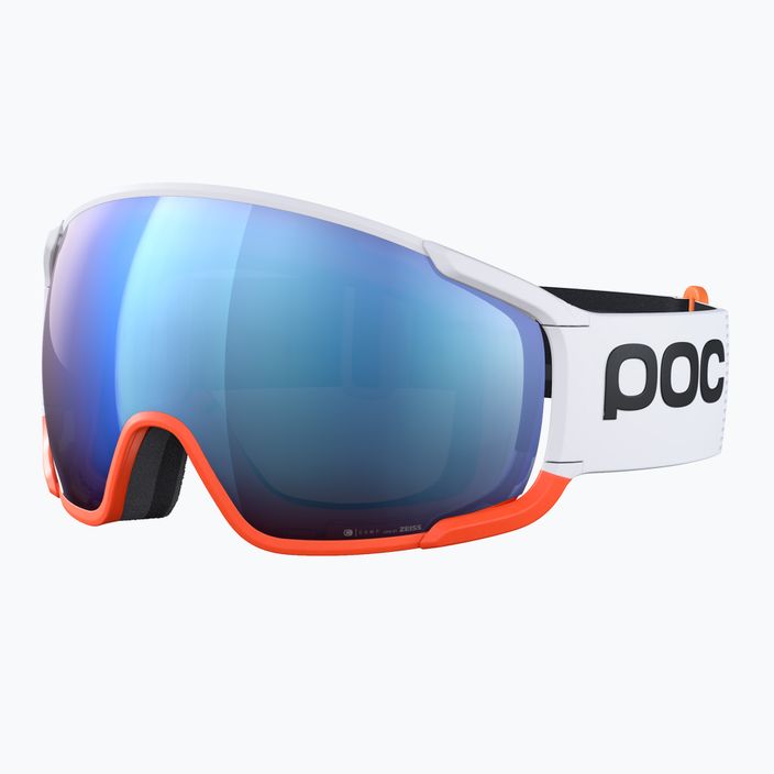 Lyžařské brýle POC Zonula Clarity Comp white/fluorescent orange/spektris blue 9