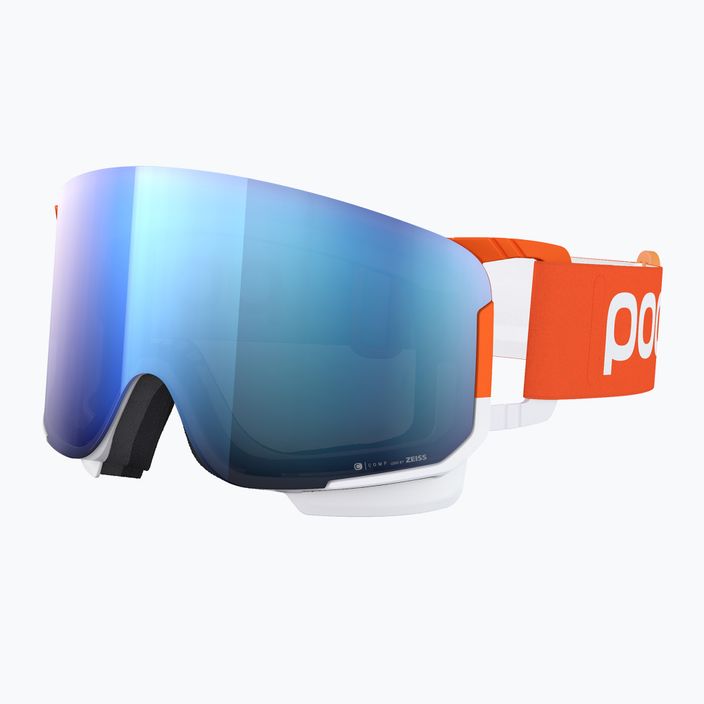 Lyžařské brýle POC Nexal Clarity Comp fluorescent orange/hydrogen white/spektris blue 8
