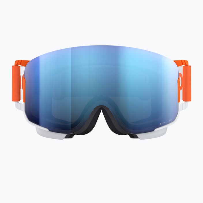 Lyžařské brýle POC Nexal Clarity Comp fluorescent orange/hydrogen white/spektris blue 9