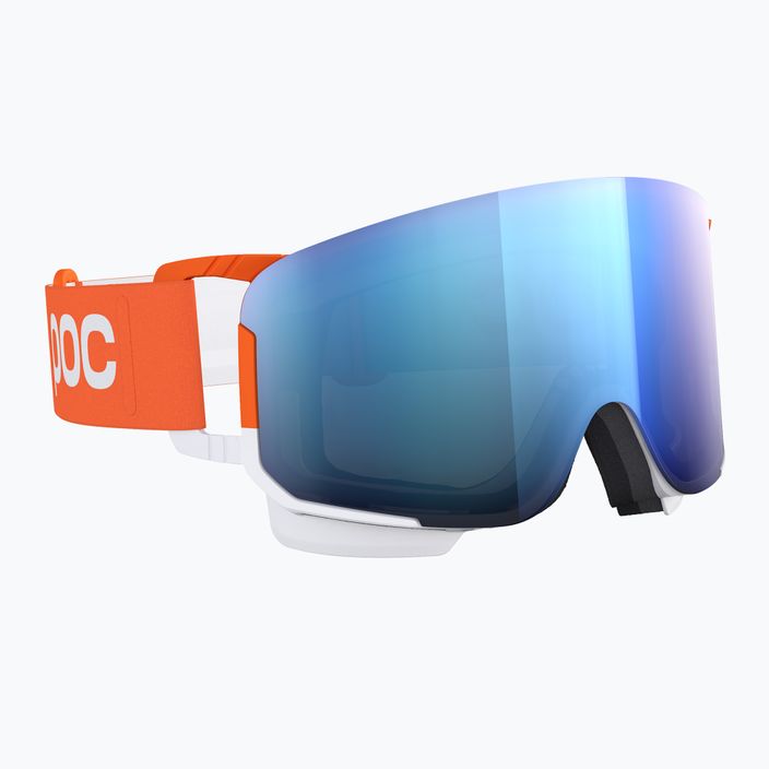 Lyžařské brýle POC Nexal Clarity Comp fluorescent orange/hydrogen white/spektris blue 10
