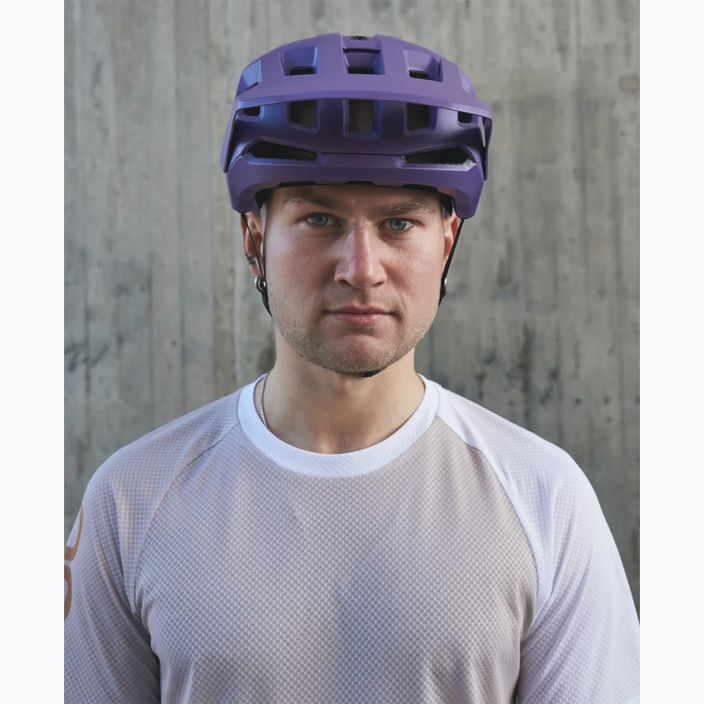 Cyklistická helma  POC Kortal Race MIPS purple/uranium black metallic matt 7