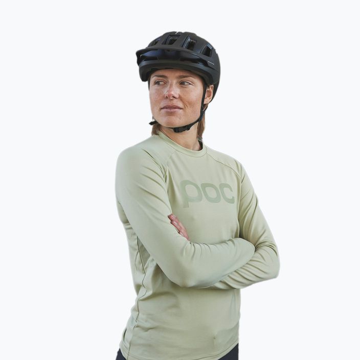 Dámské cyklistické oblečení s dlouhým rukávem POC Reform Enduro Jersey prehnite green 3