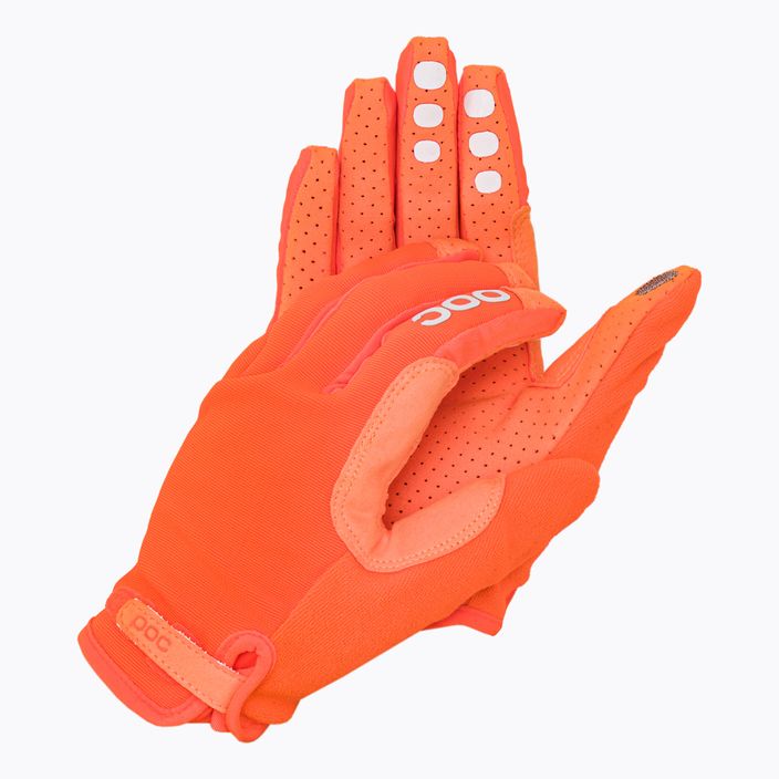 Cyklistické rukavice POC Resistance Enduro Adj zink orange