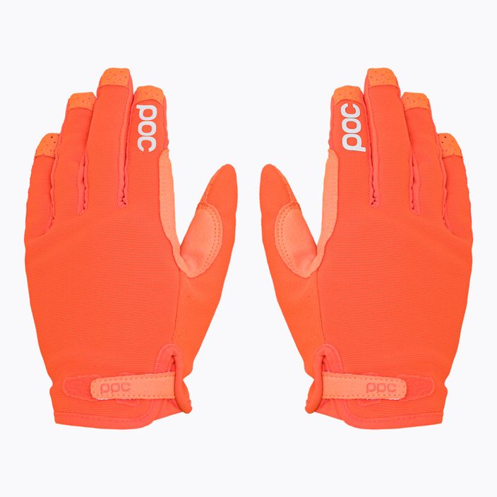 Cyklistické rukavice POC Resistance Enduro Adj zink orange 3